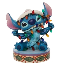 Disney Traditions - Stitch Wrapped in Lights